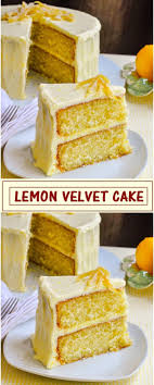 Lemon Velvet Cake Lemon Velvet Cake Cake Recipes Lemon Recipes