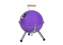 Lila Macht Selbst Vor Einem Grill Nicht Halt Mini Grill Kugelgrill Holzkohlegrill