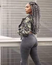 Gray Box Braids Grey Box Braids Colored Box Braids Braids