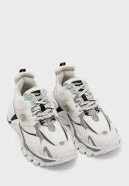Buy Ash White Flex Low Top Sneaker For Women In Mena Worldwide Flex