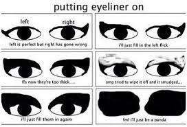 Make sure you apply the eyeliner generously enough to be visible when the eyes are open to make the most impact. next, apply the liner all the way to the inner corner of the eye. How To Apply Top Eyeliner Burlexe
