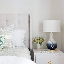 Bright modern design will be the wind beneath your room's wings with this set of three framed pieces. White Nightstand With Gold Hardware Design Ideas