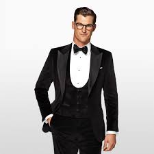 The tuxedo is a sort of evening wear and as such is designed to be worn just in the evenin… 2017 latest coat pant designs navy blue velvet wedding suits for men groom custom tuxedo skinny jacket 2 pieces blazer terno dx #menssuits. Editor S Pick The Plain Black 3 Piece Tuxedo Mens Fashion Suits Formal Tuxedo For Men Mens Evening Wear