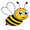Biene, hummel, bumble bee, cartoon, karikaturbiene, gekritzel, illustrator. 1