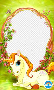 براويز واطارات اطارات للتصميم png; Rainbow Frame Little Pony Unicorn Frames Transparent Png My Little Pony Unicorn Little Pony Pony