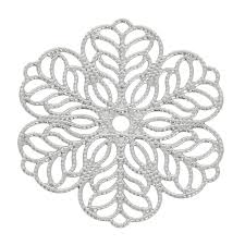 Download in under 30 seconds. Stainless Steel Filigree Finding Flower Pattern 30 Mm X1 Perles Co