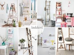 Interior Ladder Inspiration Ideas On How To Use Ladders In Your Home Www Psbydila Com Wooden Ladder Decor Interior Wooden Ladder