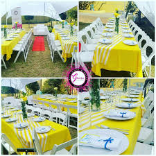 Mokgadi S Glam Shower Theme Yellow White Touch Of Blue Decor By Glamoraz Occasions All Things Elegant For Blue Decor Baby Shower Decorations Decor