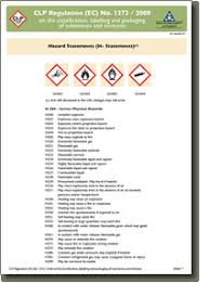 Wellington, health quality and safety commission. Clp Poster 2 A4 Size Hazard And Precautionary Statements Health And Safety Authority