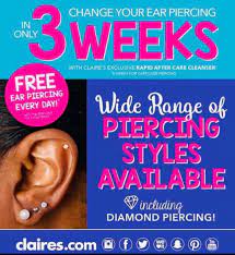 Thinking Of Getting Your Ears Pierced Claire S Burnley Facebook