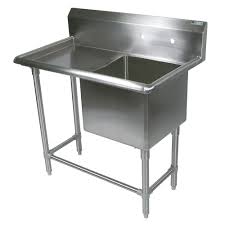 compartment sink: 1 bowl 1 drainboard