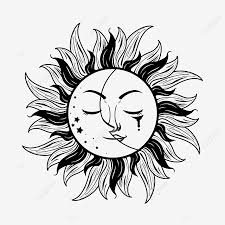 Busques el luna y sol tatuaje que procures, estamos seguros de que tenemos el tuyo, descubre en nuestra página web los mejores modelos de tatuajes el lobo es uno de esos tatuajes que implican argucia y nobleza, si tienes ponerte ese luna y sol tatuaje que tanto te identifica tanto como. Sol Luna Negro Blanco Tatuaje Tatuaje Linea Pintado A Mano Png Y Psd Para Descargar Gratis Pngtree