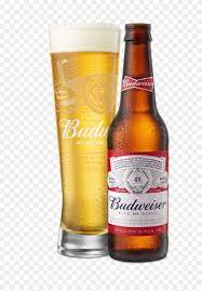 Find Hd Beer Poured In Glass Next To Bottle Budweiser Hd Png Download To Search And Download More Free Transparent Png Images Budweiser Beer Bottle
