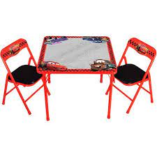 Disney cars table and chair set. Disney Cars Erasable Activity Table And Chairs Set Walmart Com Walmart Com
