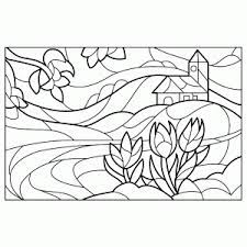 Kerst glas in lood met engel kleurplaat gratis kleurplaten printen from www.supercoloring.com. Glas In Lood Taferelen Kleurplaten Leuk Voor Kids