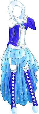 Anime Winter Dress Fantasy Clothing Fashion Design Drawings Art Clothes