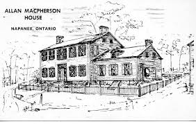 Macpherson House, Napanee. illustration... - Vintage Kingston | Facebook