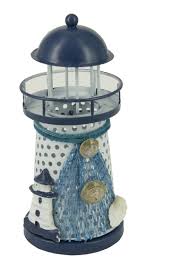 Attractiondesignhome Nautical Anchor Metal Vintage Openwork Ocean Lighthouse Color Changing Led Lantern Night Light Reviews Wayfair