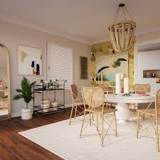 Bringing the dining room and its beachy pieces. Bohemian Dining Room Interior Design Ideas Havenly