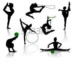 Perigold.com has been visited by 100k+ users in the past month Silhouettes Of Gymnasts With Various Sports Subjects A Ball Desenhando Corpo Feminino Ginastica Ritmica Ginastica Artistica