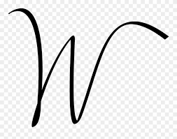 Download W Monogram Letter Clipart 954019 Pinclipart