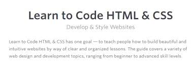 For now, we will focus on teaching you how to build rather than design. 6 Of The Best Places To Learn Html Online 000webhost Blog
