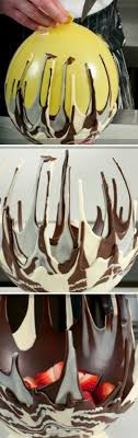 1001 Idees Comment Faire Des Decors En Chocolat Facilement Decoration Chocolat Bols En Chocolat Chocolat Noel