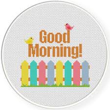 Charts Club Members Only Good Morning Birds Cross Stitch Pattern