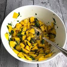 1/2 cup chopped peeled mango. Mango Salsa For Fish Or Chicken Cooking Chat