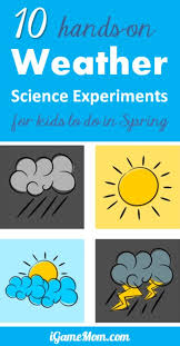 All the activities are simple enough for toddlers and fun and interactive to keep preschoolers engaged while learning, creating, and playing! 10 Hands On Weather Science Experiments For Kids