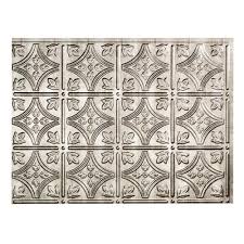 Es ist ein traum für Fasade Traditional 1 18 X 24 Vinyl Backsplash Tile At Menards