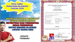 Check spelling or type a new query. Tata Cara Pengisian Blanko Ijazah Tahun 2020 Terbaru Youtube