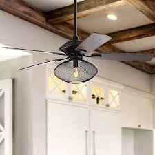 52 Vargas 1 Light Mid Century Ceiling Fan With Remote Oil Rubbed Bronze Ceiling Fan With Remote Ceiling Fan Led Ceiling Fan