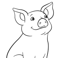 Coloriage cochon : tous les dessins à imprimer de Tête à modeler