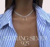 Day Collar Sub Discreet - Gold O Ring Collar Necklace ...