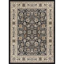 Black And Beige Runner Rug Pin On Furniture