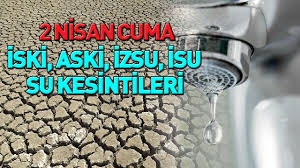 Çankaya ahlatlıbel mahallesi 1831 cadde içerisinde ani oluşan p110 şebeke hattı arızası sebebi ile su kesintisi yapılmıştır. 2 Nisan Cuma Su Kesintisi Izmir Istanbul Ankara Kocaeli Su Kesintisi Iski Aski Izsu