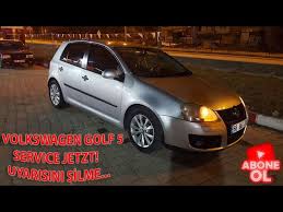 Vw Golf 5 Service Jetzt Uyarisini Silme Youtube