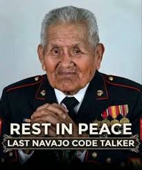 Navajo code talker dies at 107