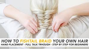 Herringbone braid is the other name a fishtail braid is called by and resembles the french braid. How To Fishtail Braid Step By Step For Beginners Everydayhairinspiration Youtube