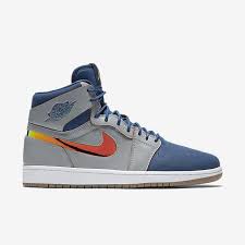 Air Jordan Retro 1 High Nouv Wolf Grey French Blues Air Jordans Retro Air Jordans Mens High Top Shoes