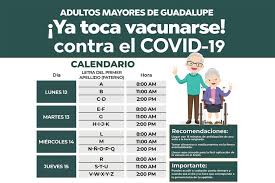 El gobierno federal, con la brigada correcaminos, anunció el inicio de vacunación de primeras dosis de vacuna contra covid a personas de 50 a 59 años en el municipio de san pedro. Iniciara El Lunes Vacunacion En Guadalupe