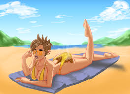 Tracers Beach Pantypoop by lolotron6 - Hentai Foundry