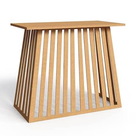Wooden Slatted Table