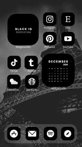 Instructions to setup app icon shortcuts. Ios 14 Black Aesthetic 200 App Icons Pack Laconicearthlingshop App Icon Black App Black Aesthetic