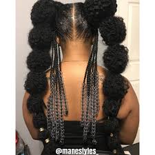 Just put your own hair into a ponytail, attach the extension piece with drawstring and combs and go! Afro Puff Bubble Ponytails Are Trending On Instagram Bubble Ponytails Hair Puff Bubble Ponytail