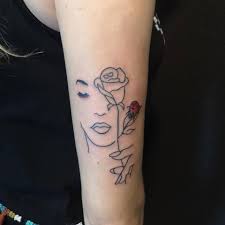 Silueta De Mujer Con Rosa Y Grandpa S Tattoo Santurtzi Facebook
