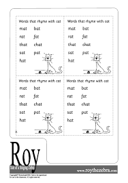 Pictures Of Words That Rhyme With Cat Google Search Rhymes Words Teaching Tools