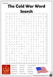 Answer key cold war crossword puzzle pdf. The Cold War Word Search Monster Word Search