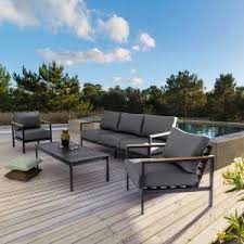 Mais en présentant le salon de jardin tectake 402831, elle a repoussé encore un peu plus les limites de son savoir faire puisqu'elle propose un équipement haut de gamme dont le prix reste malgré tout très abordable, ce. Mobilier De Jardin Salon De Jardin Table Chaise